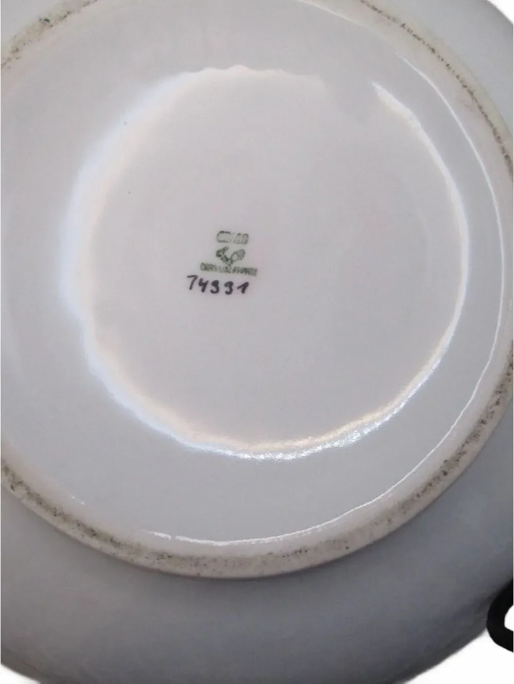VGT Epiag Czechoslovakia Floral Porcelain Lidded Tureen / Vegetable Bowl